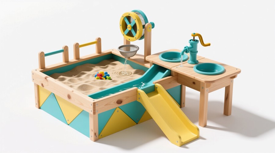 Песочный дворик «Вода и песок»
